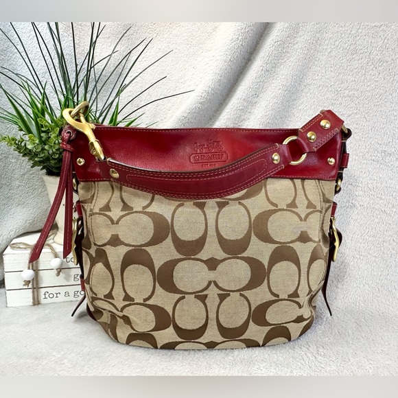 Coach Handbags - ♥️Coach Zoe Signature Hobo (12674)